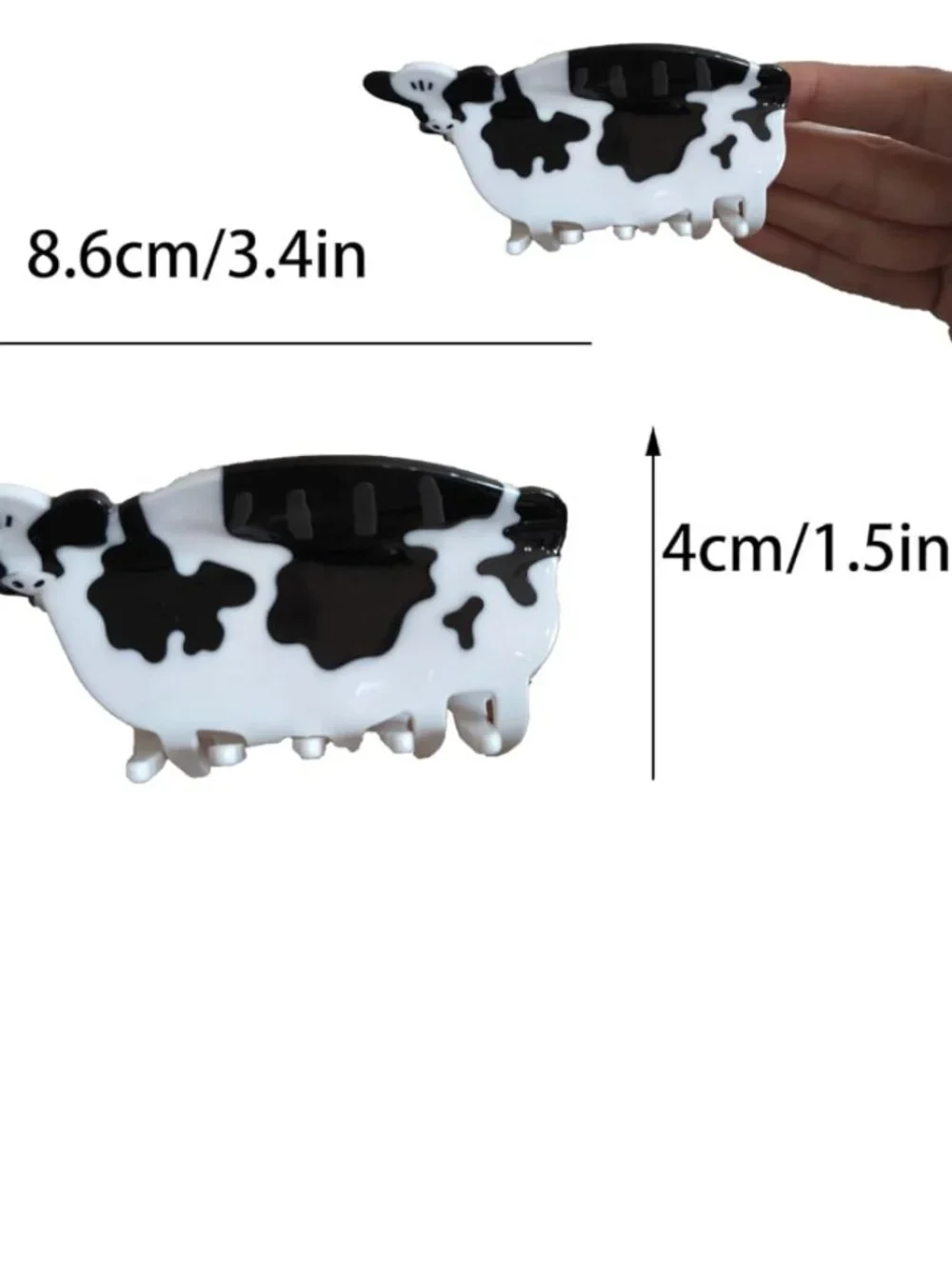 Cow Animal Shape Claw Clip Anthropologie